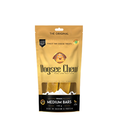 Dogsee Medium Bars: Long-lasting Dental Chews for Medium Dogs 140g